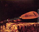 Ferdinand Roybet Wall Art - The Mandolin